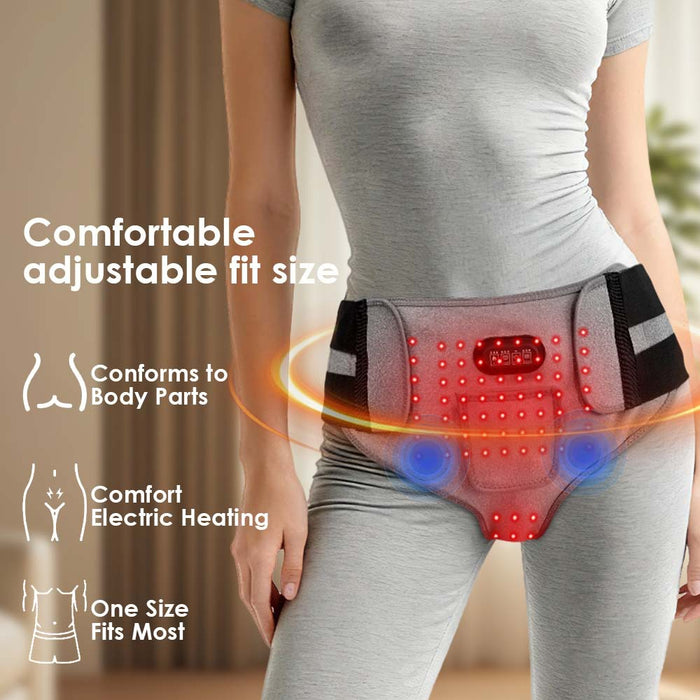 Red Light Thong Electric Heating Waist Support Belt